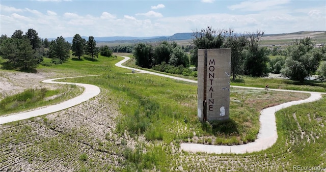 5668 Shadescale Way, Castle Rock, CO 80104 - view of property's community featuring a mountain view and a view of rural / pastoral area