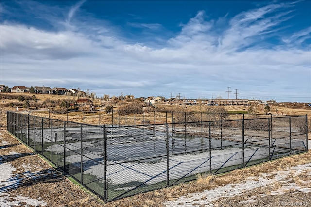 view of sport court