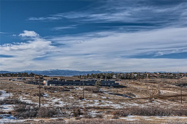 view of mountain feature