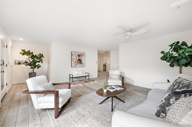 133 Mine Ln, Boulder, CO 80302 - living area with light wood finished floors and a ceiling fan