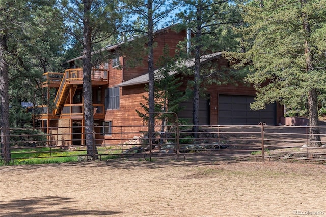 133 Mine Ln, Boulder, CO 80302 - view of front facade with a garage