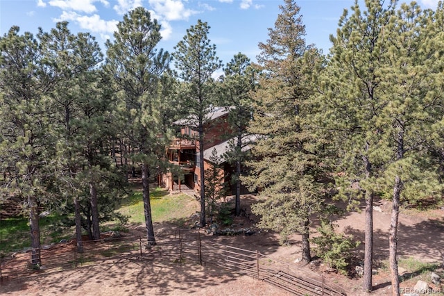 133 Mine Ln, Boulder, CO 80302 - view of yard featuring a wooden deck