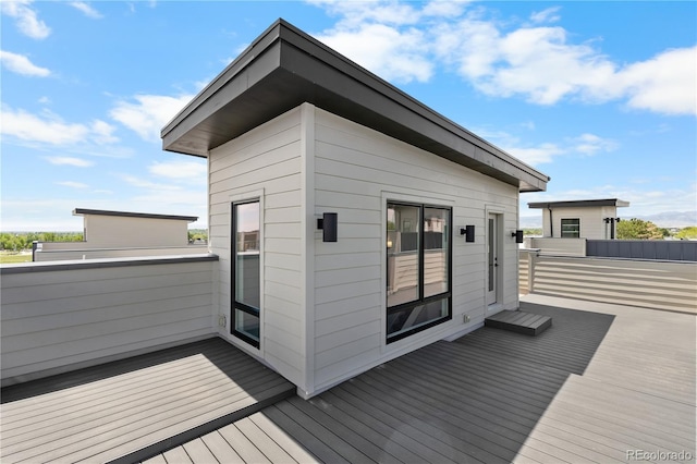 view of deck