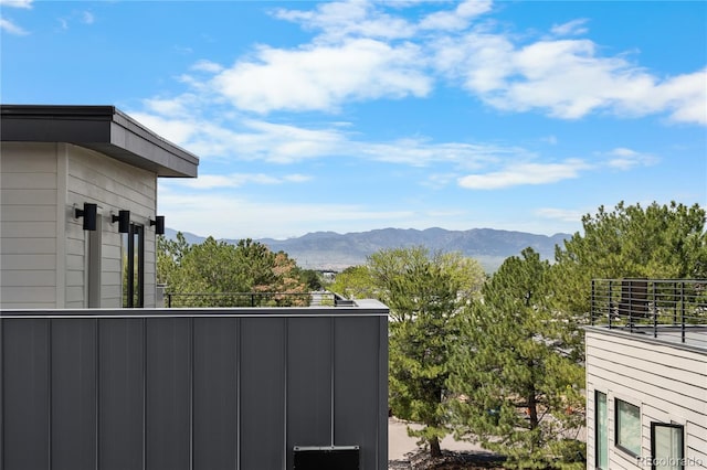 view of mountain backdrop