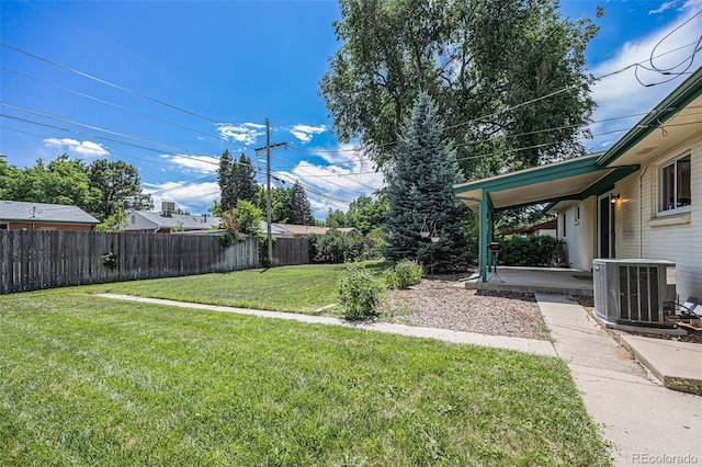 5502 E Center Ave, Denver, CO 80246 - fenced backyard featuring a patio area