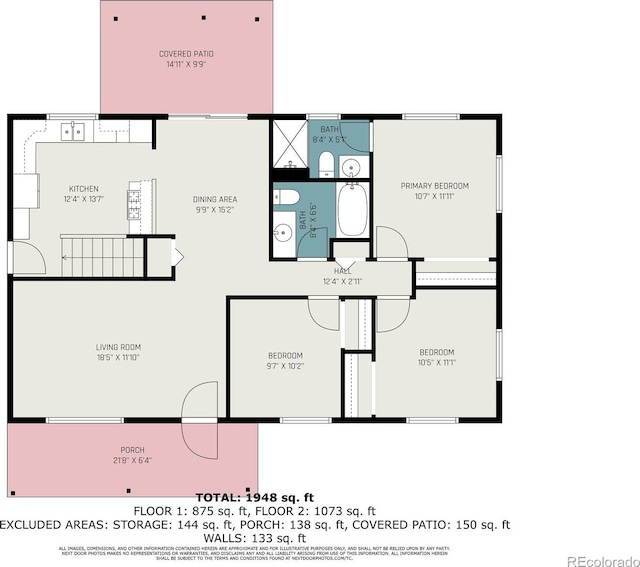 5502 E Center Ave, Denver, CO 80246 - view of home floor plan