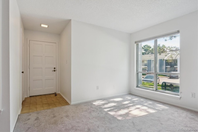 7275 S Gaylord St Unit I09, Littleton, CO 80122 - empty room featuring carpet flooring, baseboards, and a textured ceiling