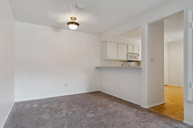 7275 S Gaylord St Unit I09, Littleton, CO 80122 - unfurnished dining area featuring carpet, a textured ceiling, and baseboards