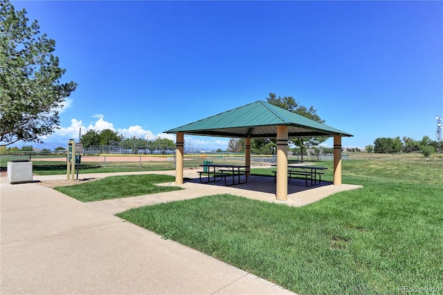 11207 Osage Cir Unit B, Northglenn, CO 80234 - view of home's community with a gazebo and a lawn