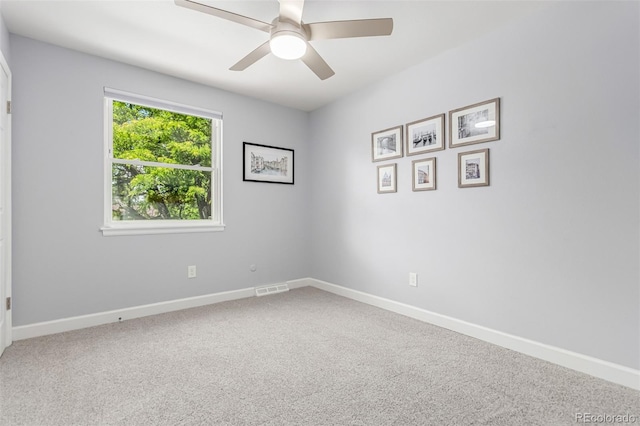 5914 S Kearney St, Centennial, CO 80111 - carpeted empty room with ceiling fan and baseboards