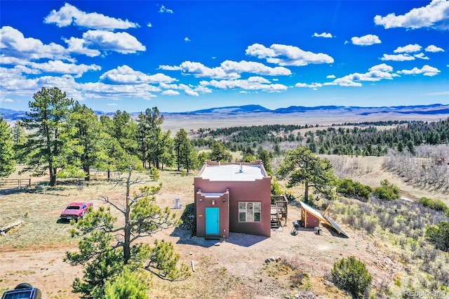 147 Sulky Ct, Hartsel, CO 80449 - view from above of property featuring a mountain backdrop