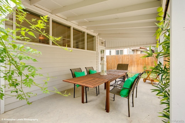284 S Lafayette St, Denver, CO 80209 - view of patio with outdoor dining space