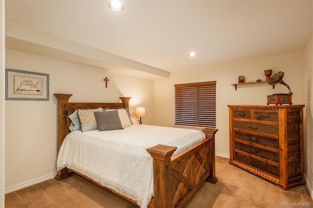 2105 Baguette Dr, Castle Rock, CO 80108 - bedroom with light colored carpet and recessed lighting