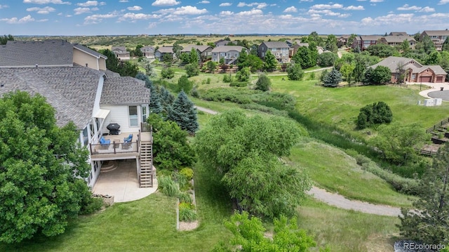 2105 Baguette Dr, Castle Rock, CO 80108 - aerial perspective of suburban area