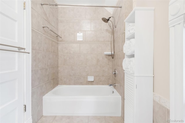 3147 Vallejo St, Denver, CO 80211 - bathroom featuring tub / shower combination and tile patterned flooring