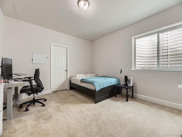 917 White Leaf Cir, Castle Rock, CO 80108 - bedroom with carpet floors, an office area, and baseboards