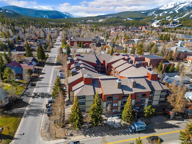 107 N Harris St Unit 102, Breckenridge, CO 80424 - aerial perspective of suburban area with a mountainous background
