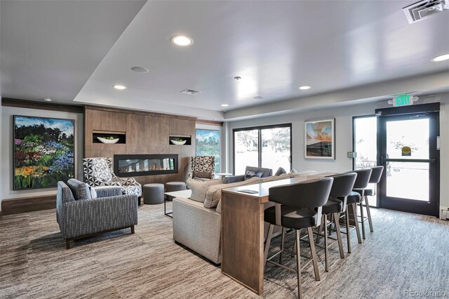 3131 E Alameda Ave Unit 704, Denver, CO 80209 - living area with recessed lighting