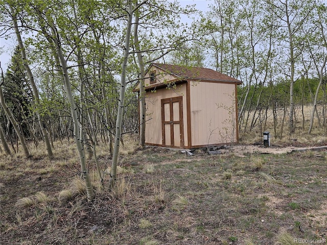 631 Arrowhead Dr, Jefferson, CO 80456 - view of shed