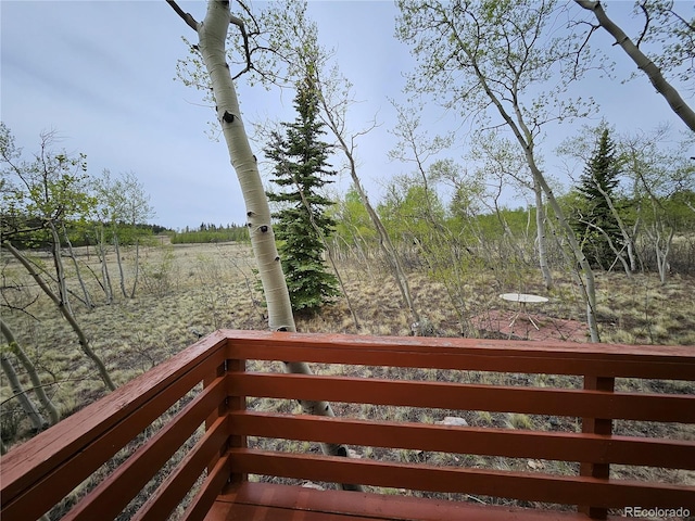 631 Arrowhead Dr, Jefferson, CO 80456 - deck featuring a rural view
