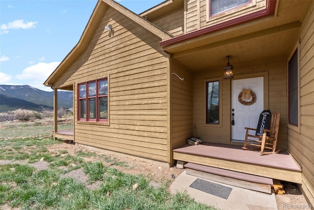 582 Buddy Rd, Bailey, CO 80421 - property entrance with a mountain view