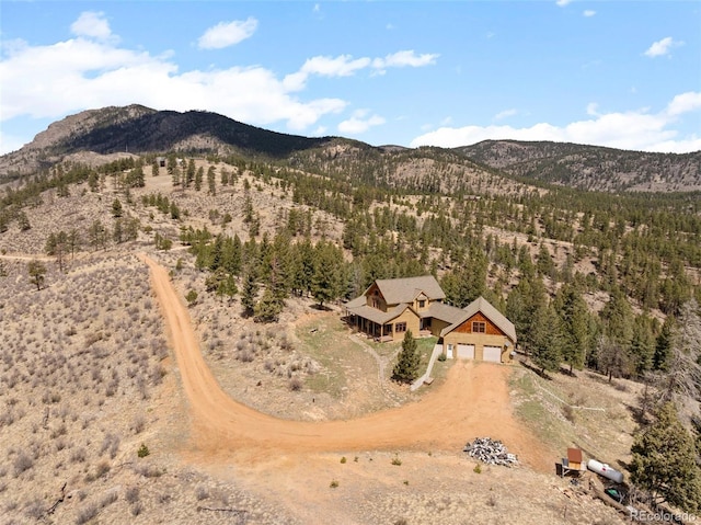 582 Buddy Rd, Bailey, CO 80421 - bird's eye view with a mountain view