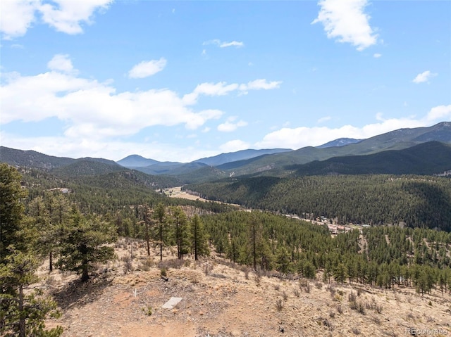 582 Buddy Rd, Bailey, CO 80421 - property view of mountains with a wooded view
