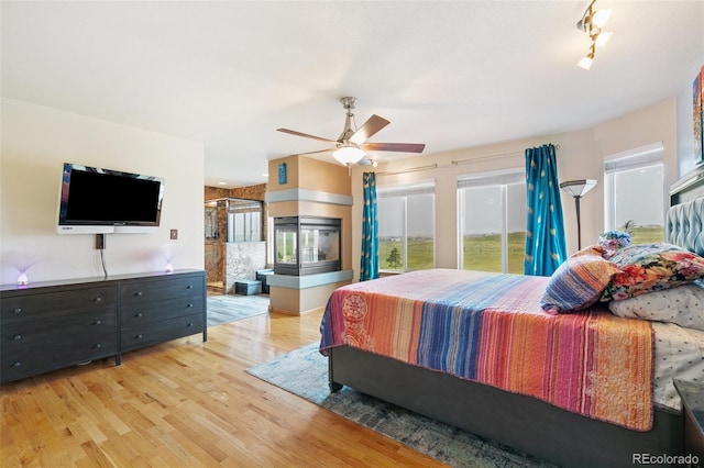 11960 Conestoga Trl, Elbert, CO 80106 - bedroom featuring wood finished floors and a ceiling fan