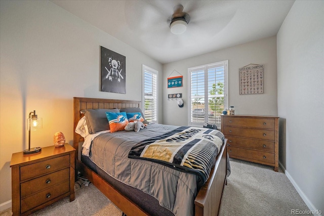 8908 Birch Run Ln, Parker, CO 80134 - carpeted bedroom with baseboards and ceiling fan