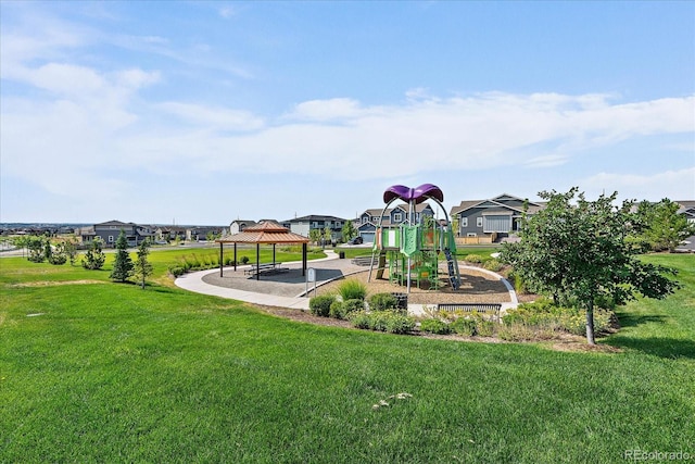 8908 Birch Run Ln, Parker, CO 80134 - community playground with a gazebo and a yard