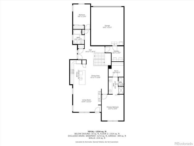 8908 Birch Run Ln, Parker, CO 80134 - view of floor plan / room layout
