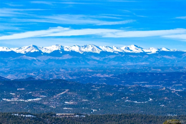 view of mountain feature