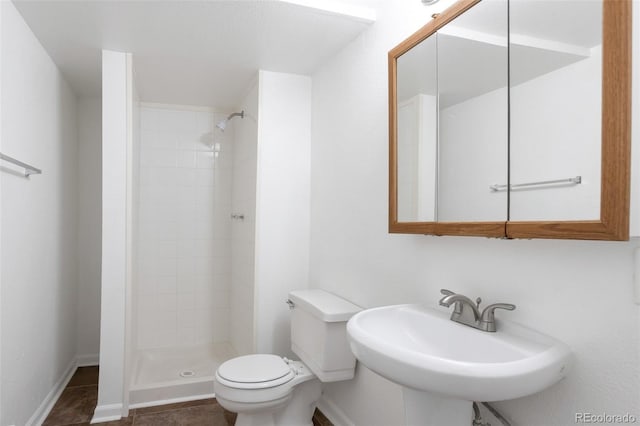 3577 S Ouray Cir, Aurora, CO 80013 - bathroom with a sink and a shower stall