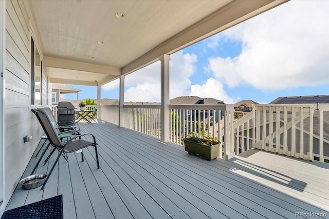 23913 E Swallow Cir, Aurora, CO 80016 - view of wooden deck