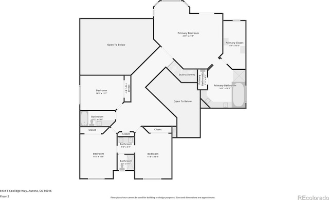 8131 S Coolidge Way, Aurora, CO 80016 - property floor plan