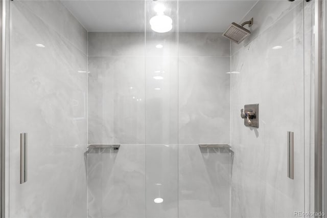 1551 Larimer St Unit 1405, Denver, CO 80202 - bathroom featuring a marble finish shower