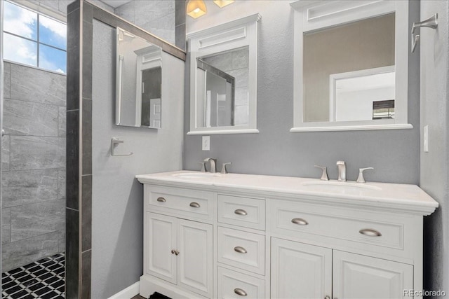 16212 E Geddes Ln Unit 11, Aurora, CO 80016 - full bathroom with double vanity and tiled shower