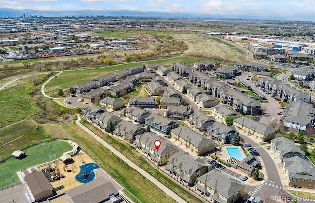 16212 E Geddes Ln Unit 11, Aurora, CO 80016 - view of property location with a pool area and nearby suburban area