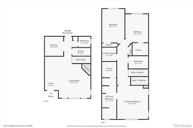 16212 E Geddes Ln Unit 11, Aurora, CO 80016 - property floor plan