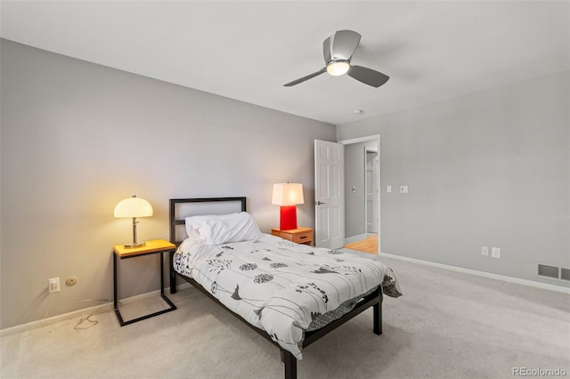 10293 E Sheri Ln, Englewood, CO 80111 - bedroom with carpet floors and a ceiling fan