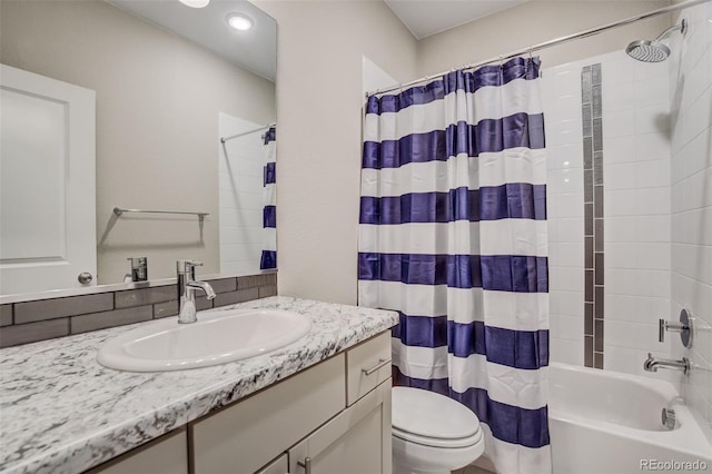 1341 Solitaire St, Colorado Springs, CO 80905 - full bathroom featuring shower / bath combination with curtain, toilet, and vanity