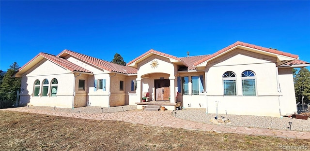 view of mediterranean / spanish-style home