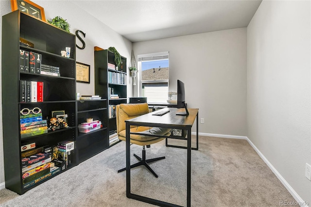 6459 N Dunkirk St, Denver, CO 80249 - office area with carpet flooring and baseboards