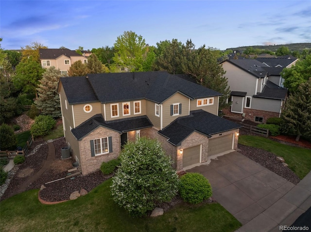 10524 Serengeti Dr, Lone Tree, CO 80124 - aerial perspective of suburban area