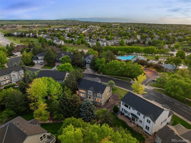 10524 Serengeti Dr, Lone Tree, CO 80124 - aerial perspective of suburban area