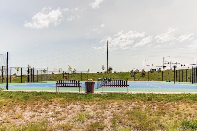 9571 Yucca Ct, Arvada, CO 80007 - view of basketball court featuring a tennis court