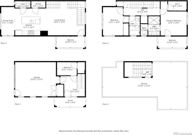 2830 W 32nd Ave, Denver, CO 80211 - view of property floor plan