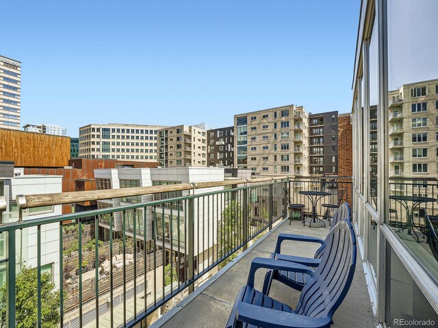 1401 Delgany St Unit 409, Denver, CO 80202 - balcony featuring a view of city