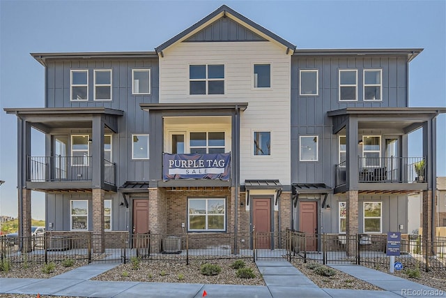 view of townhome / multi-family property