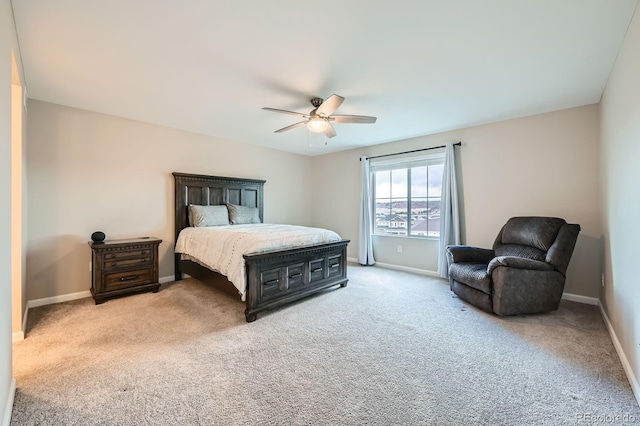 5256 Trails Edge Ln, Castle Rock, CO 80104 - bedroom featuring carpet floors, a ceiling fan, and baseboards